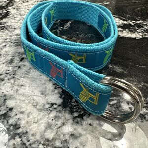 DOUGLAS PAQUETTE WOMENS CANVAS D-RING BELT SIZE Medium ADJUSTABLE  Beach Chair